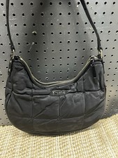 kate spade new york Black Small Crescent Shoulder Bag Zip Lined Inner Pockets