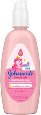 Johnson'S Kids Shiny  Soft Hair Conditioning Spray with Argan Oil  Silk Protei