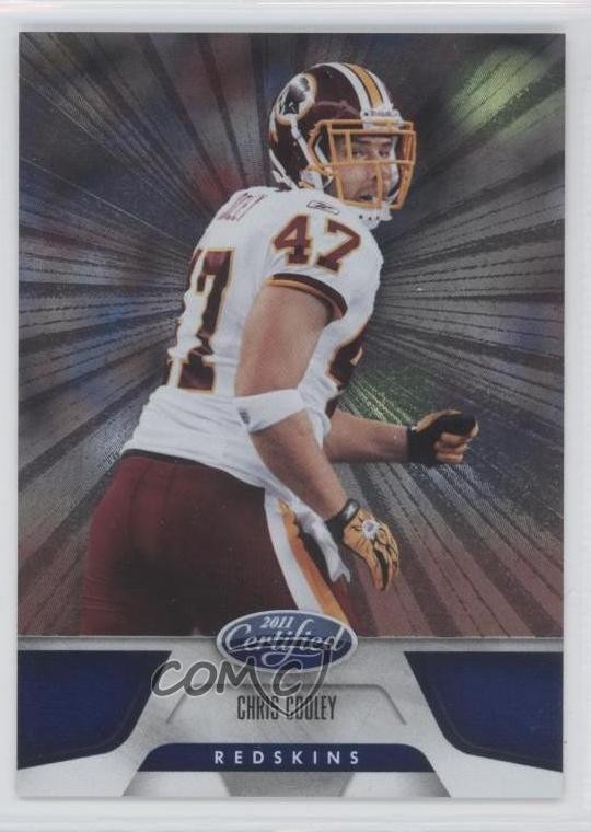 2011 Certified Platinum Blue 8/100 Chris Cooley #147 0e3