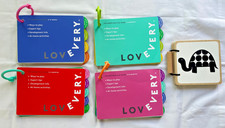 Lovevery Play Guides, Lot of 4 Wooden Book VGC