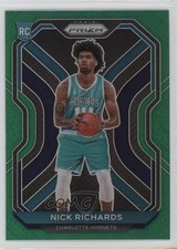 2020-21 Panini Prizm Green Prizm Nick Richards #253 15ts