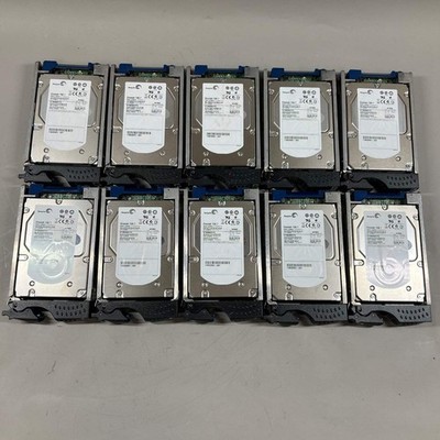 Lot of 10 Seagate Cheetah 15K.7 600 GB Hard Drives ST3600057FC