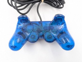 Sony PlayStation 2 PS2 Ocean Blue Clear Controller DualShock OEM (999999)