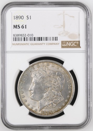 4 Morgan Silver Dollars COIN LOT!NGC#1 1921 #2 1883o #3 1896p #4 1890p - Picture 7 of 8