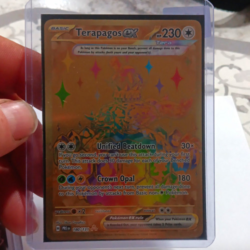 Pokemon TCG Terapagos ex 180/131 Prismatic Evolutions Holo HR EN