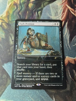 1x Dark Petition (Top 8) NM-Mint English Game Day & Store Championship Promos 