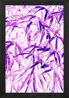 Ultraviolett gerahmtes Wandbild Poster Leinwanddruck Bild