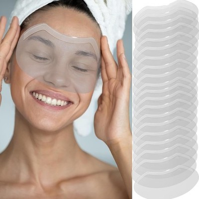 30 Pcs Shower Face Eye Shield After Surgery, 1 Count (Pack of 30), White 