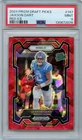2024 Panini Prizm Draft Jaxson Dart RED ICE PRIZM Rookie RC #147 PSA 9 GIANTS