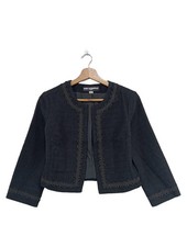 KARL LAGERFELD Bolero Donna Giacca Taglia IT 38 nero elegante