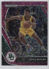 2021-22 Panini Prizm Draft Picks Pink Circles Prizm 19/20 Jared Butler #30 0c2