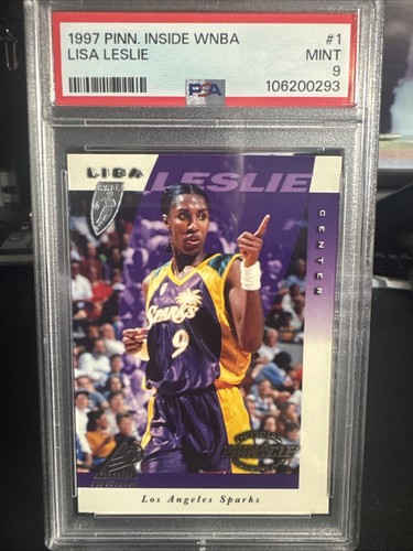 1997 Pinnacle Inside WNBA Lisa Leslie HOF RC Los Angeles Sparks #1 PSA 9 MINT