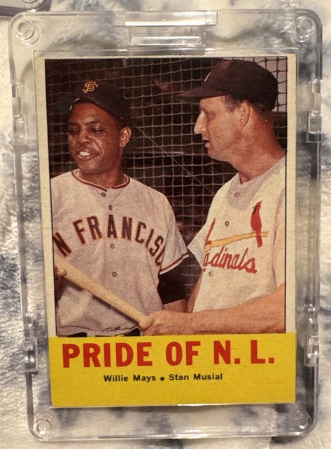 1963 Topps - Stan Musial, Willie Mays #138
