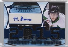2015 Leaf Signature Series Prospect Jersey Blue 3/15 Matteo Gennaro Auto 1p0