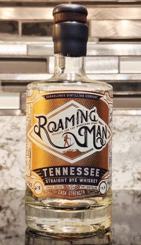 Roaming Man edition 8 bottle, box and tasting notes card EMPTY 