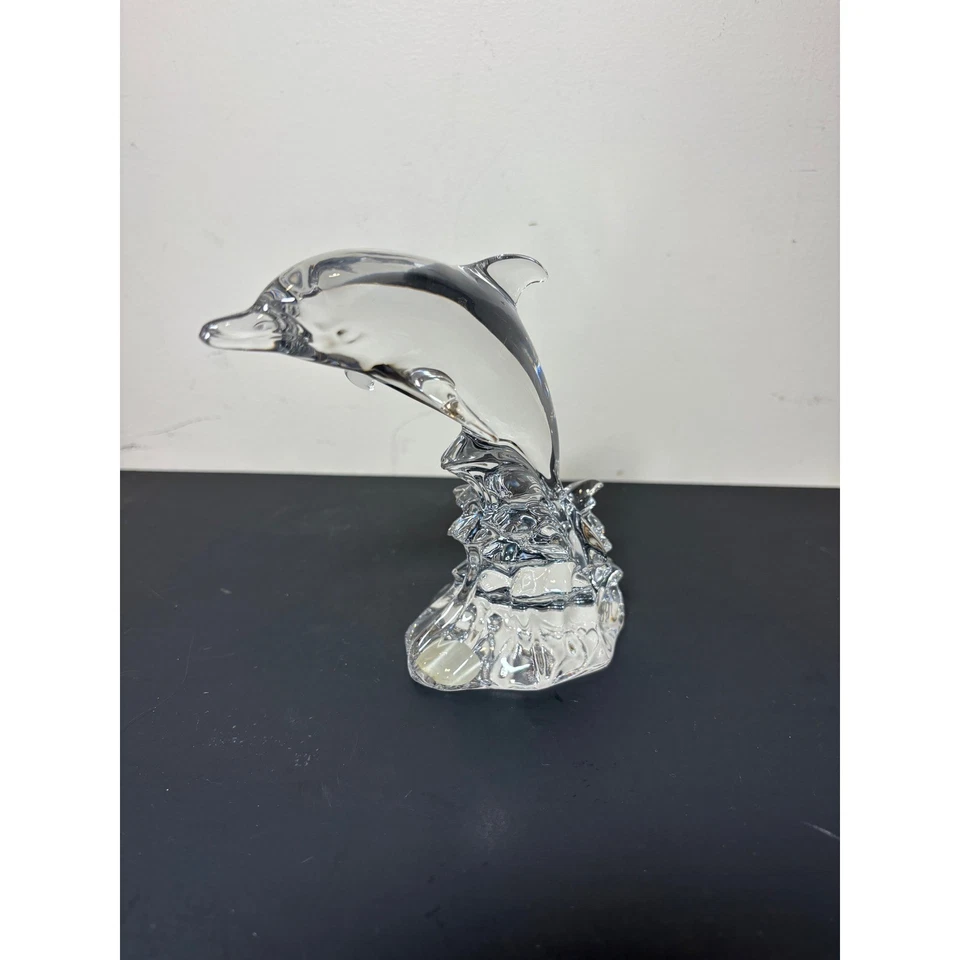 Figura Maravillas del Delfín Salvaje 24% Cristal Plomo Alemania Foto 2 de 4