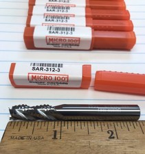 1 pc. 5/16 3 FLUTE CARBIDE ROUGHING END MILL CC FOR ALUMINUM. M100 USA loc stk 