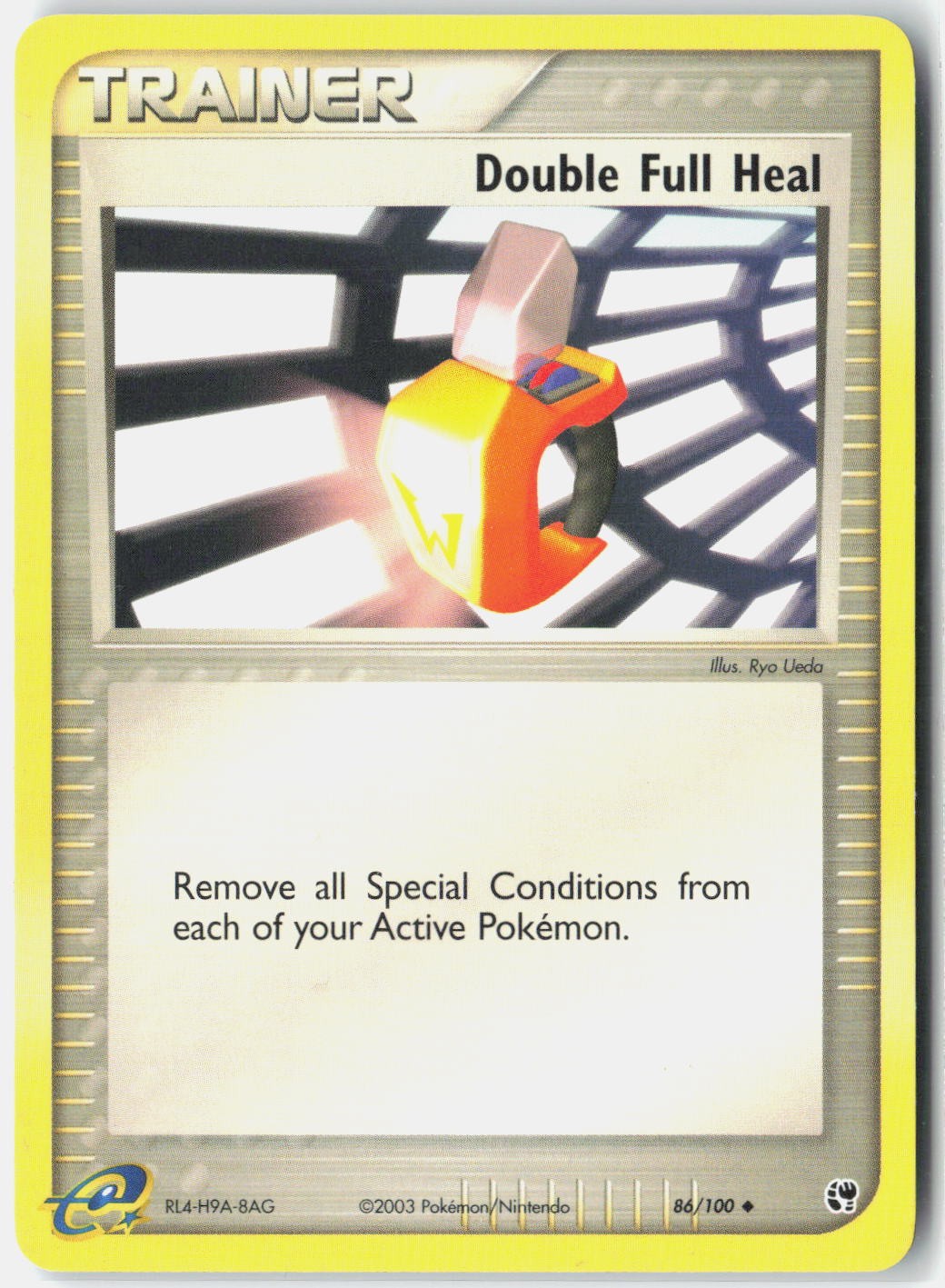 Double Full Heal Sandstorm 86/100 Pokemon Card