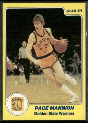 Pace Mannion 1983-84 Star #259 Golden State Warriors
