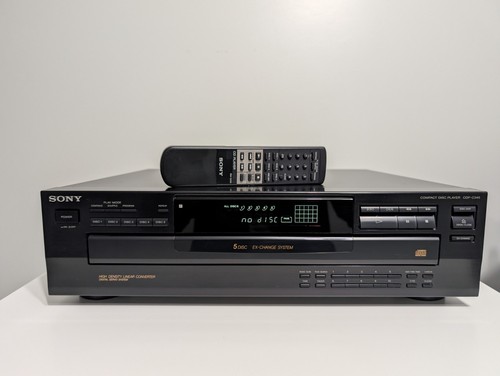 Sony CDP-C345 CD Changer 5 CD Player HiFi Stereo Vintage Audio - Great Condition