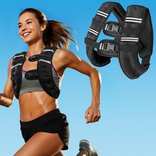 Weighted Vest with Two Adjustment Straps for Men Women, 8lbs/12lbs/16lbs/20lb...