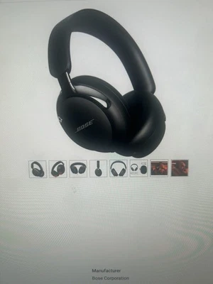 Bose QuietComfort Ultra Ear Bluetooth Headphones - Black 2nd Generation