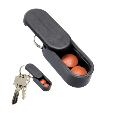 Magnetic Keychain Pill Holder - Compact, Durable, Lightweight with Sleek Mini...