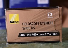 Never been used Nikon Fieldscope Eyepiece 40x/60x/75x Wide DS 6-month warranty