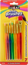 Artist Brushes, Assorted Sizes Blist Carded, 7 Count