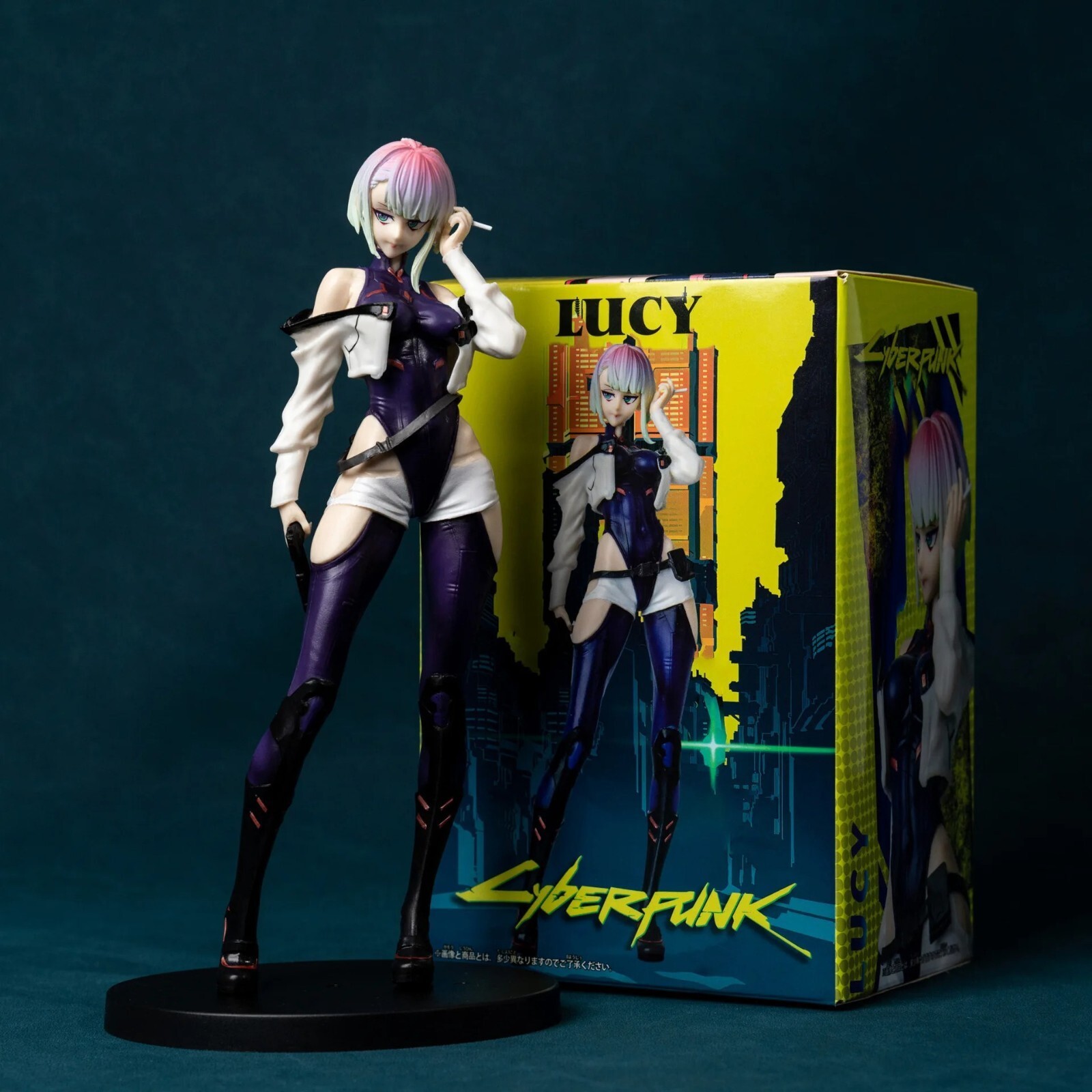 Cyberpunk Figura Lucy 22 cm l Anime Figura de Acción Estatua Coleccionista Modelo Decoración/