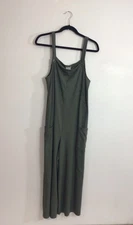 Guilty Green Overalls Jumpsuit Sleeveless Womens XL