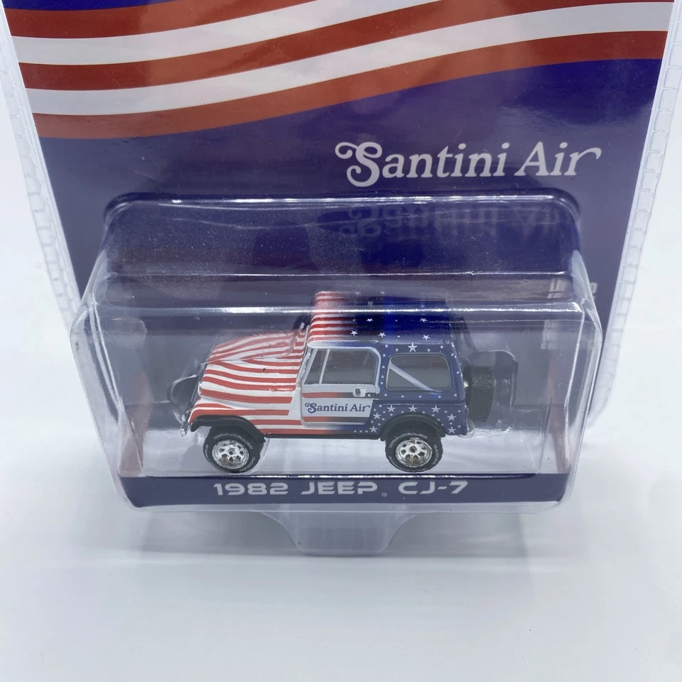 Greenlight 1:64 1982 Jeep CJ-7 / Santini Air American Theme - Image 3 of 3