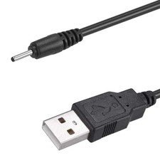 USB to DC 2.0mm Power Cable 1m/3.3ft Type A Male to 2.0mm x 0.6mm Jack