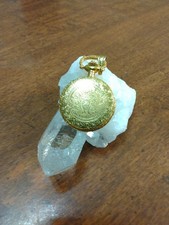 Vintage GENEVA Necklace Pendant Pocket Watch Roses Flowers Beautiful