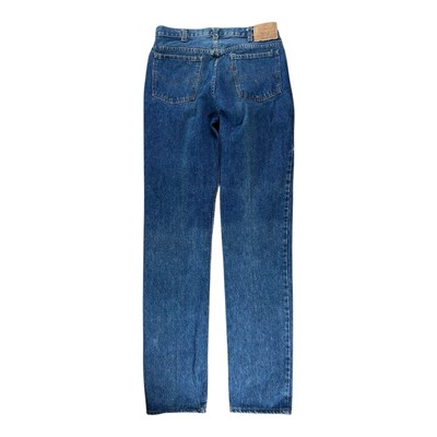 Vintage Levis jeans 687 Blue Denim Orange Tab Made in UK 1980s Mens W34 L36