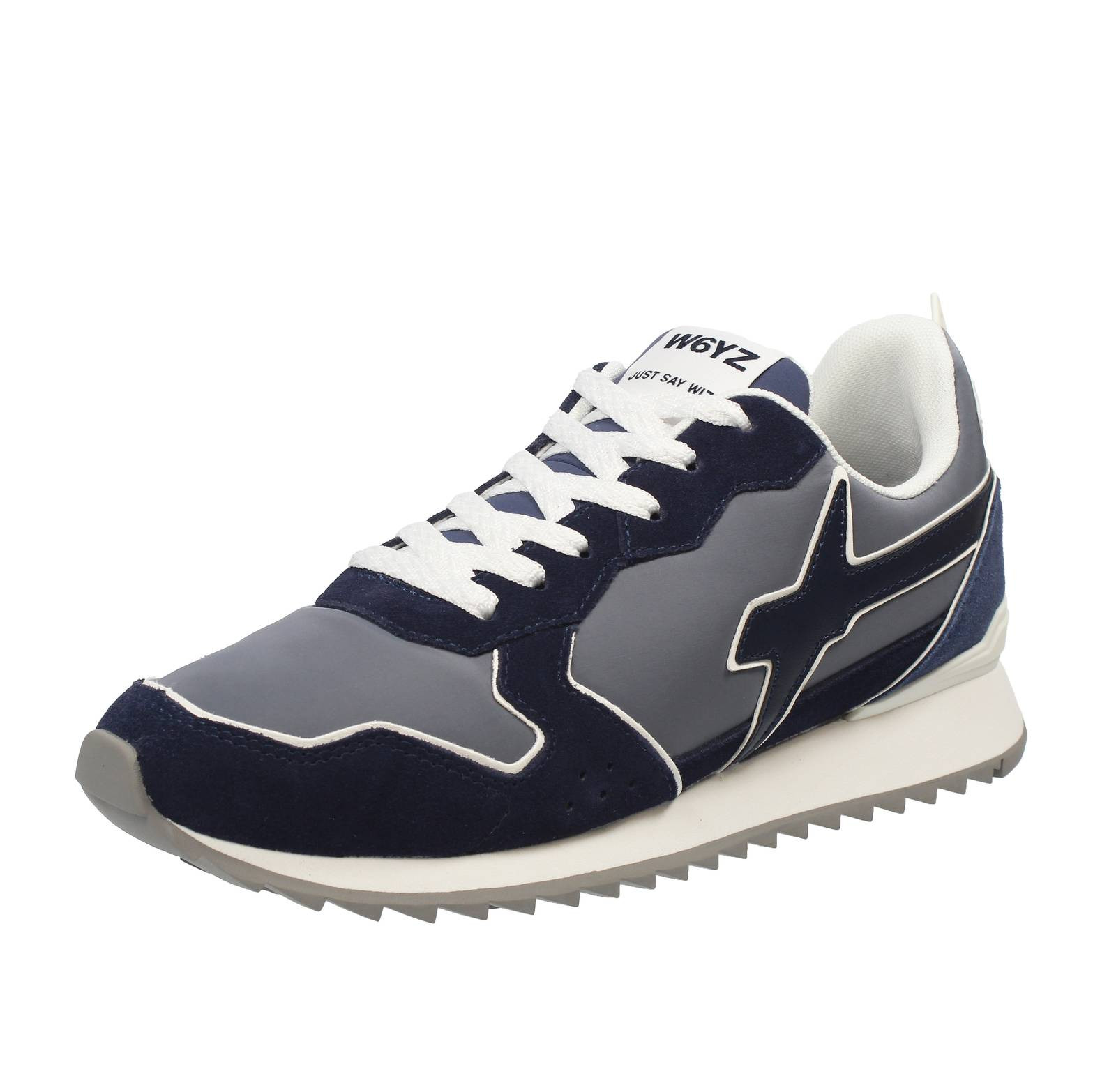 W6yz Wizz Jet - Кроссовки из замши и нейлона Blu - Taglia 42 [25,8 см] Scarpe Uomo