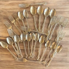 Oneida Community AFFECTION Flatware Set 28 Pieces Hostess Spoons & Forks USA-