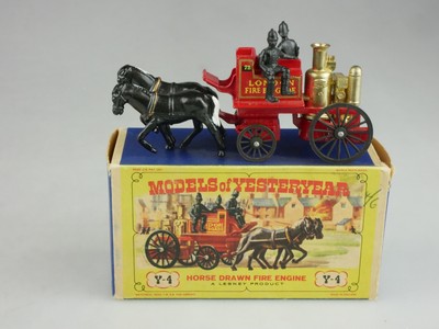 Y-04-2 Shand Mason Horse Drawn Fire Engine - 41116 Matchbox MoY Yesteryear