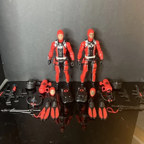 GI Joe Classified Classified Cobra Divers Action figure Lot of 2 Complete #169