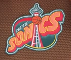 Seattle Supersonics Huge High Quality Embroidered Patch 11.6"x9"