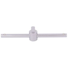 Image of Draper Expert Quality 1/4" Square Drive Satin Chrome Sliding T Bar