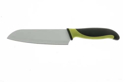 Fackelmann Nirosta Santokumesser Edelstahl Keramik-Messer 30 / 17 cm Kochmesser