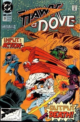 Hawk and Dove #23 VG 1991 Stock Image Low Grade
