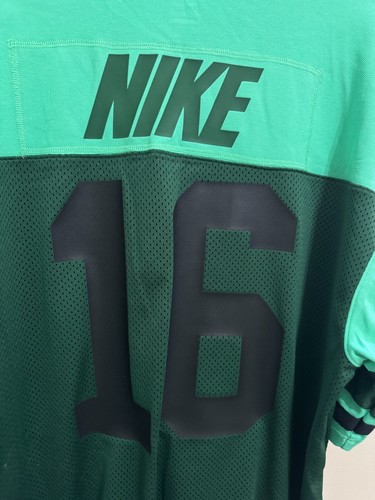 Nike Dri-FIT Mesh Football Jersey #16 Green Loose Fit Men’s XL DV7364-341 NEW - Picture 6 of 7