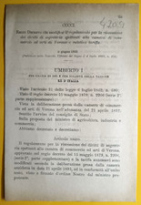 VERONA 1892 ROYAL DECREE X AMENDMENT COLLECTION SECRETARIAL RIGHTS-4704