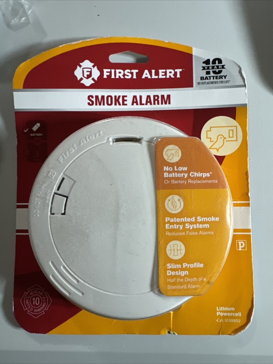 first alert smoke detector 10 year | eBay