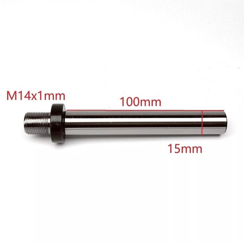 Mandrino filettato solido albero barra gambo pergolato legno tornio paletta M14 mini mandrino - Foto 3 di 6