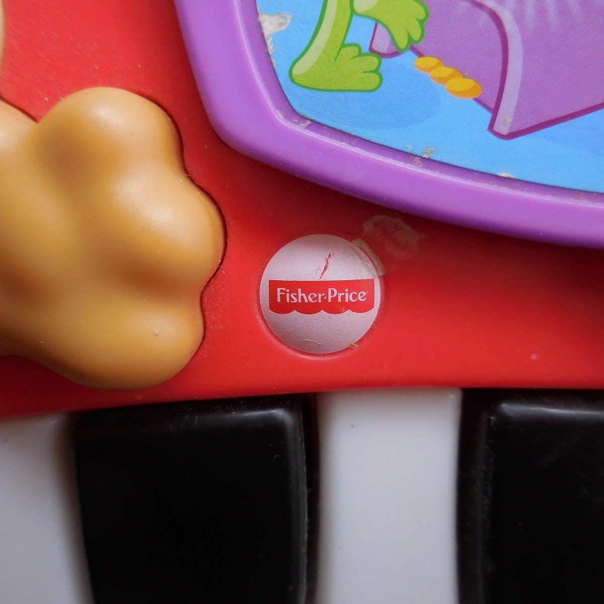 Piano Jouet Fisher Price Mattel – Rouge, Vocal Musical, Chine 2015 N7507