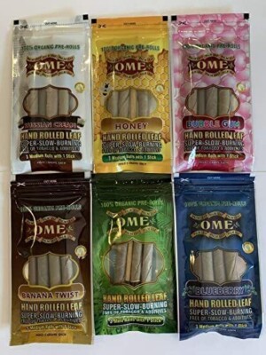 OME PALM LEAF  WRAPS -  5 PACKS (15 ROLLS)