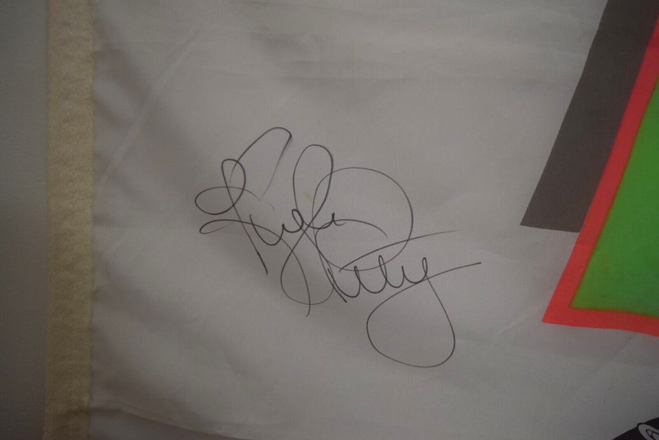 KYLE PETTY 42 MELLOW YELLOW AUTOGRAPHED NASCAR RACING FLAG eBay